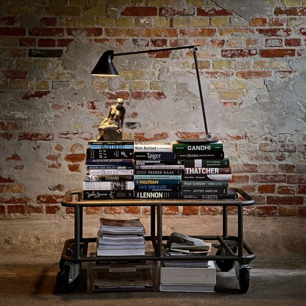 Lampă de masă Louis Poulsen, NJP, reglabil, Negru, Camera de zi, Metal, Design