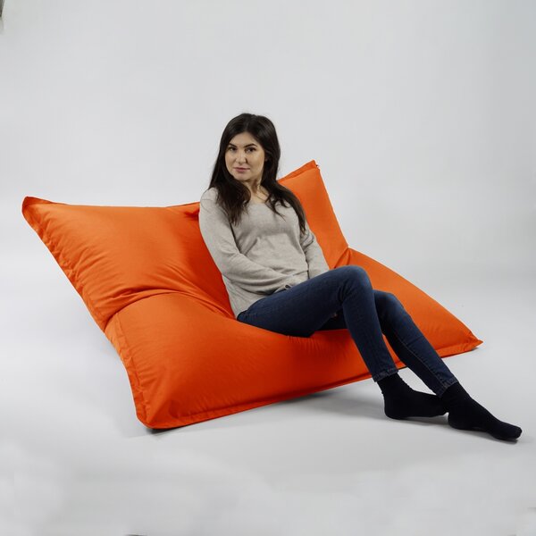 Fotoliu tip Perna Magic Pillow, Material Impermeabil - Neon Orange