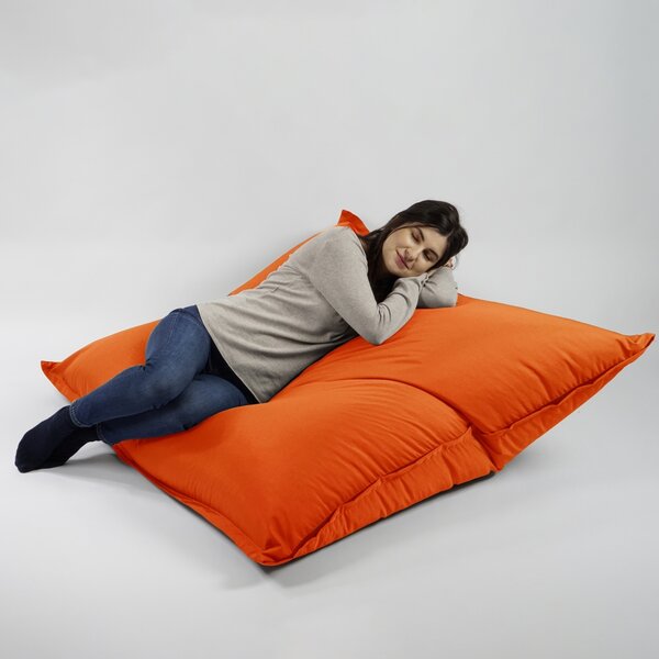 Fotoliu tip Perna Magic Pillow, Material Impermeabil - Neon Orange