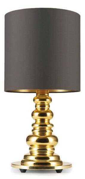 Lampă de masă DESIGN BY US, Maro / Rugină, Camera de zi, Sticlă
