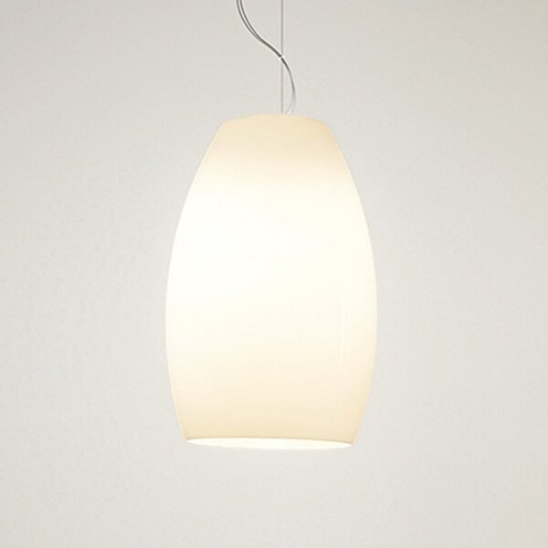Foscarini Buds 1 lampă pendul LED, E27 alb, reglabil, Alb, Bucătărie, Sticlă, Design