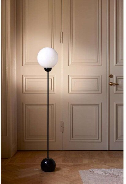 Lampadar Globen Lighting, Negru, Camera de zi, Metal