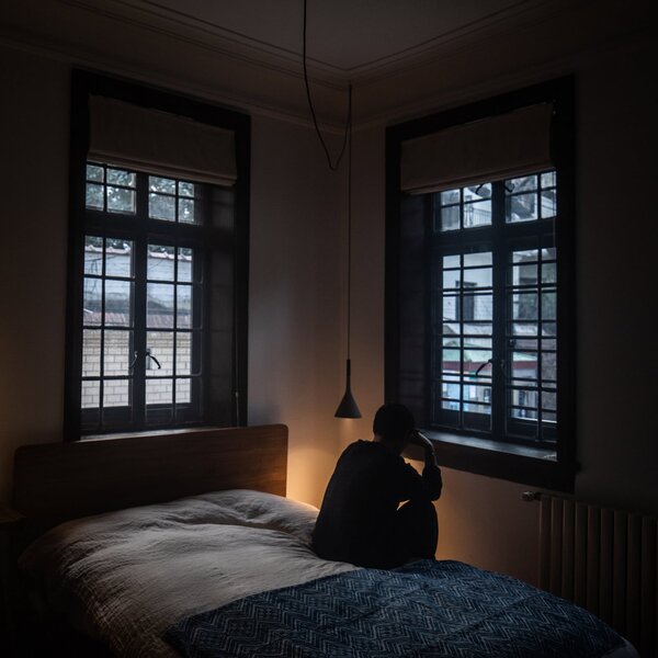 Foscarini Aplomb Mini Lampă suspendată din beton maro, reglabil, Maro / Rugină, Bucătărie, Beton, Design