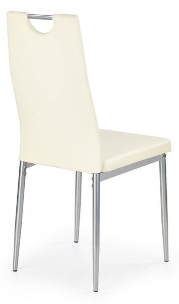 Scaun de bucaterie Coreon, crem/argintiu