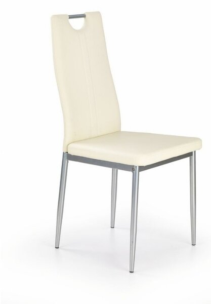 Scaun de bucaterie Coreon, crem/argintiu