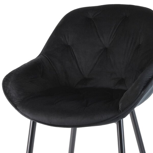 Scaun de bucaterie Cornelia, negru