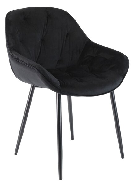 Scaun de bucaterie Cornelia, negru