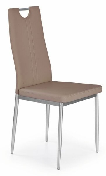 Scaun de bucaterie Coreon, maro/argintiu