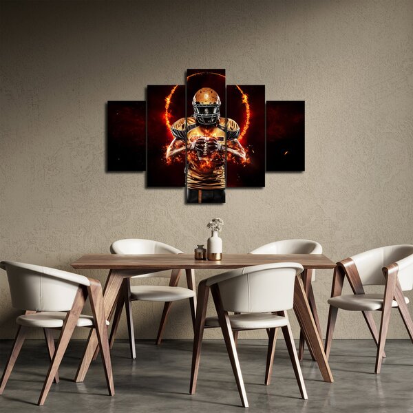 Tablou - Jucător de fotbal american (150x105 cm)