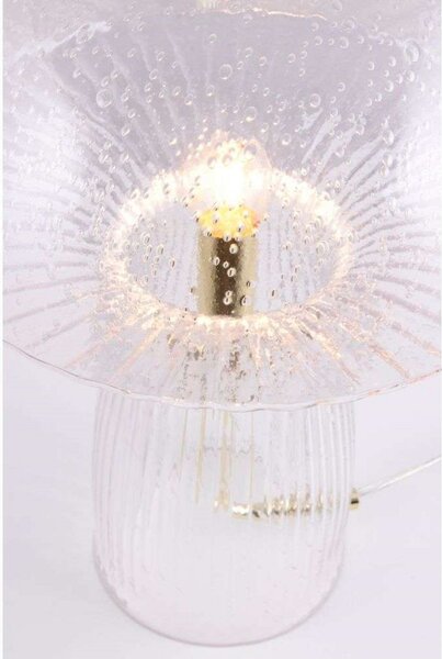 Lampă de masă Globen Lighting, Transparent, dormitor, Sticlă