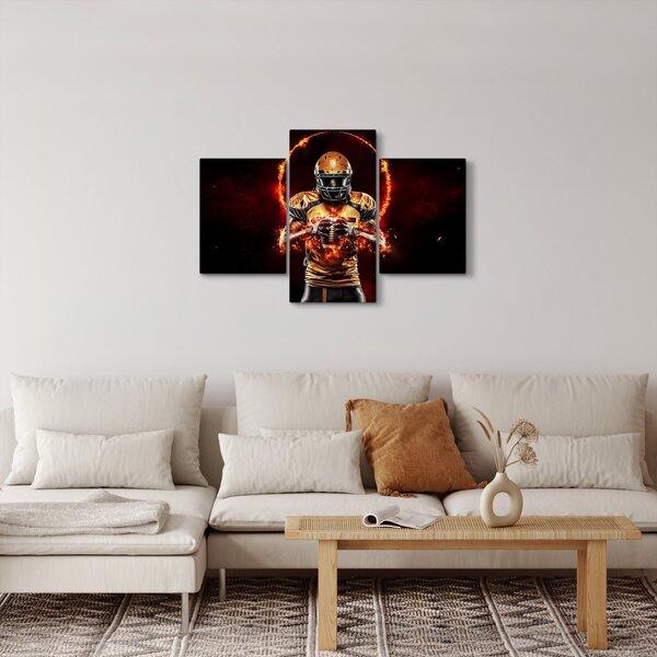 Tablou - Jucător de fotbal american (90x60 cm)