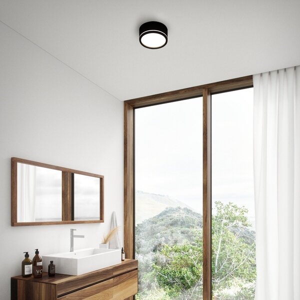 Lampă de Exterior Nordlux, Ava Smart, reglabil, Negru, Baie, Metal