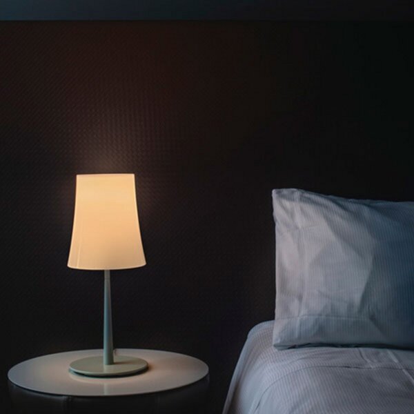 Foscarini Lampa de masă Birdie Easy verde salvie, Verde, Camera de zi / sufragerie, Metal, Design