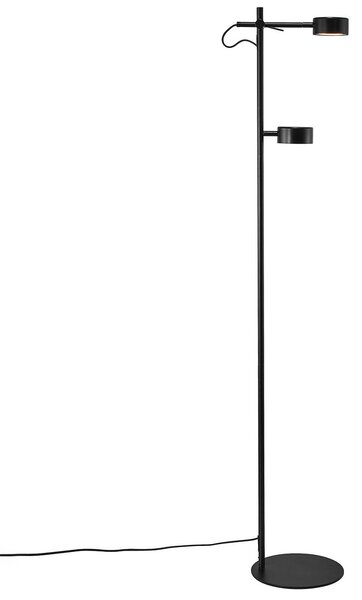 Lampadar Nordlux, Clyde, reglabil, Negru, Camera de zi, Metal, Modern