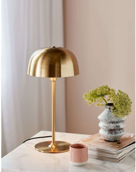 Lampă de masă Nordlux, Auriu / Alamă, dormitor, Metal