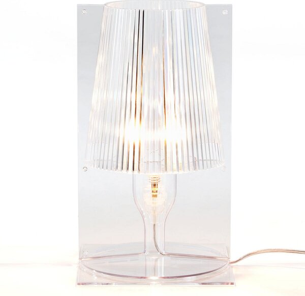 Lampă de masă Kartell, Take, Transparent, Camera de zi, Plastic, Design