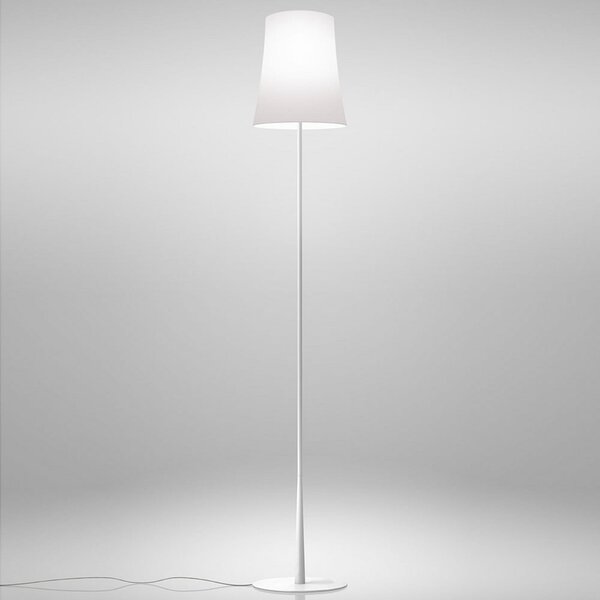 Foscarini Birdie Easy lampă de podea alb, Alb, Camera de zi / sufragerie, Metal, Design