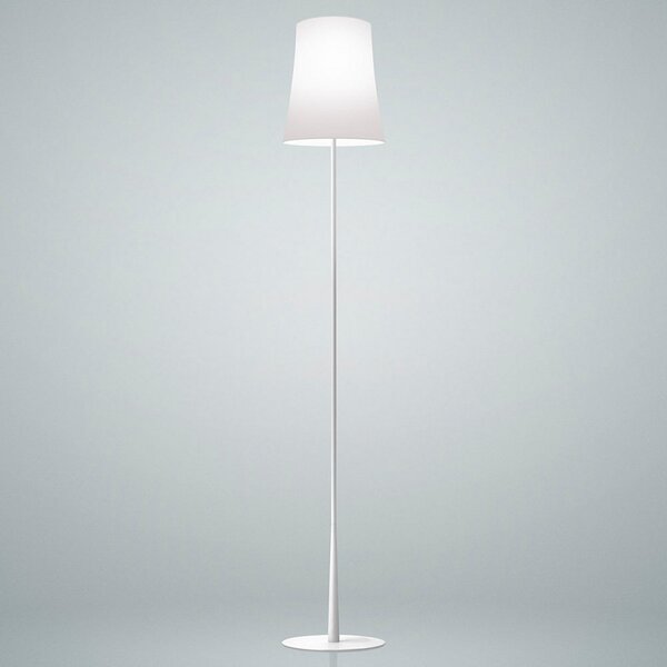 Foscarini Birdie Easy lampă de podea alb, Alb, Camera de zi / sufragerie, Metal, Design