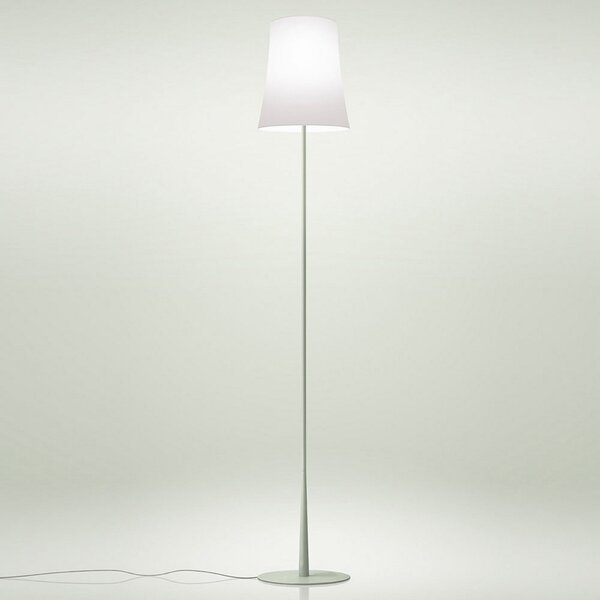 Foscarini Birdie Easy lampă de podea verde-salvie, Verde, Camera de zi / sufragerie, Metal, Design