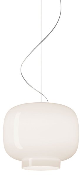 Foscarini Chouchin Bianco 3 lampă susp. LED E27, reglabil, Alb, Bucătărie, Sticlă, Design