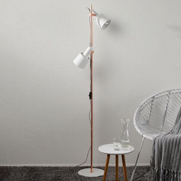 Lampadar Paulmann, Haldar, Alb, Camera de zi, Metal, Modern