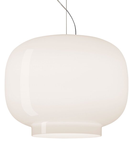 Foscarini Chouchin Bianco 3 LED lampă suspendată on/off, Alb, Bucătărie, Sticlă, Design