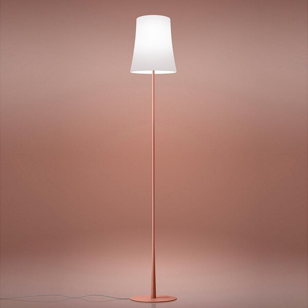 Foscarini Birdie Easy lampă de podea cărămiziu, Roșu, Camera de zi / sufragerie, Metal, Design