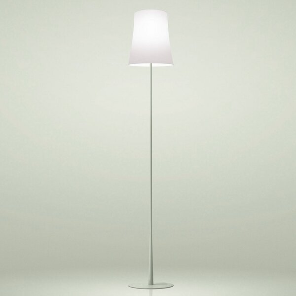 Foscarini Birdie Easy lampă de podea verde-salvie, Verde, Camera de zi / sufragerie, Metal, Design