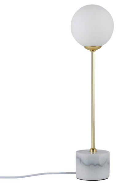 Lampă de masă Paulmann, Moa, Alb, Camera de zi, Piatră, Modern