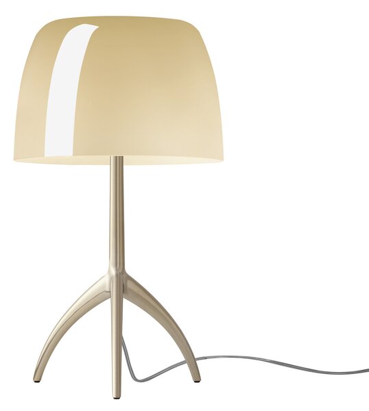 Foscarini Lumiere piccola crem dimabilă, reglabil, Bej, Camera de zi / sufragerie, Sticlă, Design