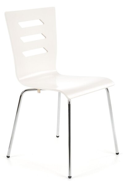 Scaun de bucaterie Heaven, alb/argintiu