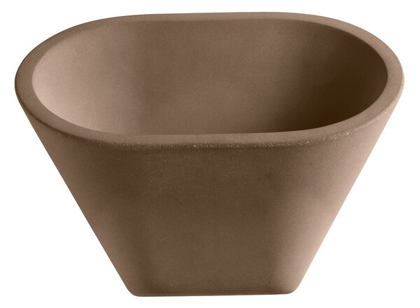 Foscarini Aplică Aplomb R7s din beton, maro, reglabil, Maro / Rugină, Camera de zi / sufragerie, Beton, Design
