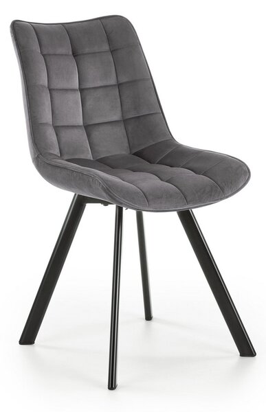 Scaun de bucaterie Jordan, gri/negru