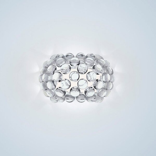 Foscarini Caboche Plus piccola R7s lampă de perete transparent, reglabil, Transparent, Camera de zi / sufragerie, Plastic, Design