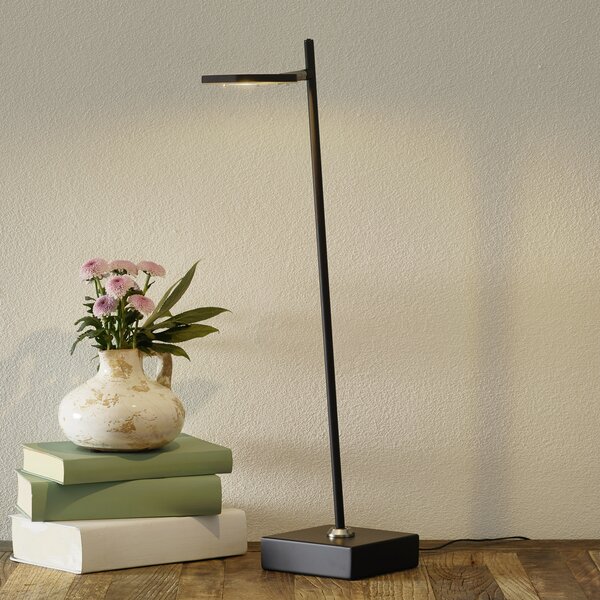 Freelight Lampă de masă LED Block, dimabilă, negru, reglabil, Negru, Camera de zi / sufragerie, Metal, Modern