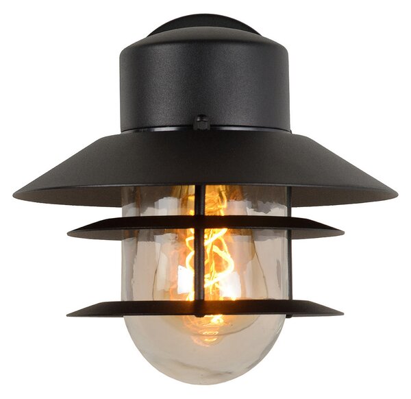 Lucide Aplică de exterior Zico, negru, reglabil, Negru, Metal, Modern