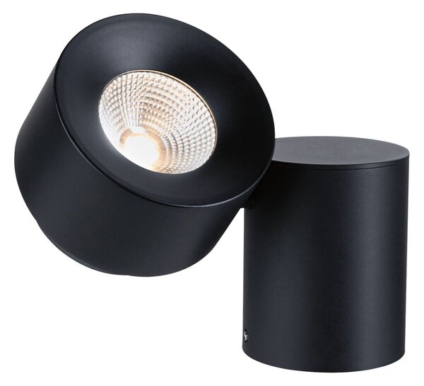 Lampă de masă Paulmann, Puric Pane, reglabil, Negru, Camera de zi, Metal, Modern