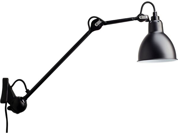Lampă de perete Lampe Gras, Negru, Camera de zi, Metal
