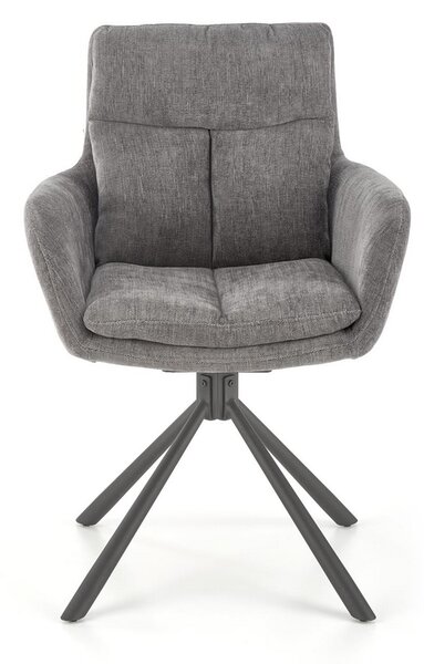 Scaun de bucaterie Leary, gri