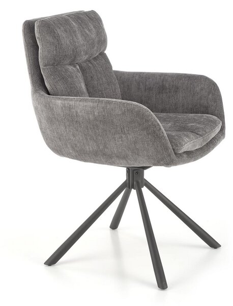 Scaun de bucaterie Leary, gri
