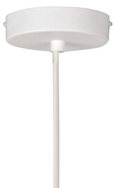 Forestier Lampă suspendată Bamboo XL, Ø 60 cm, albă, reglabil, Alb, Camera de zi / sufragerie, Bamboo, Design