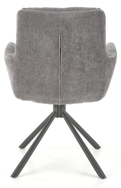 Scaun de bucaterie Leary, gri