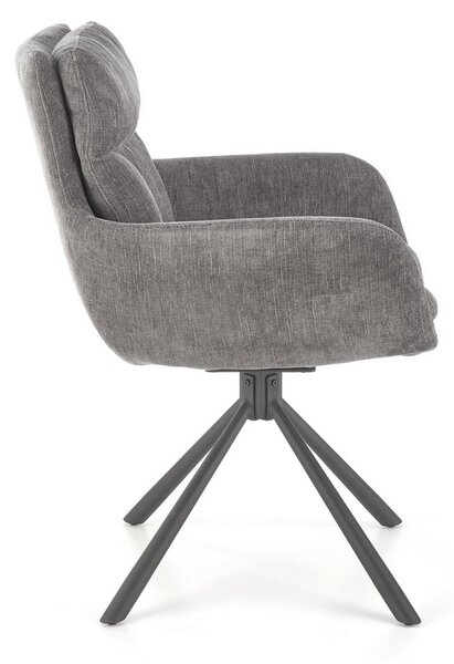 Scaun de bucaterie Leary, gri