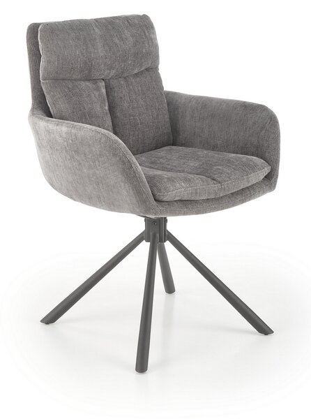 Scaun de bucaterie Leary, gri