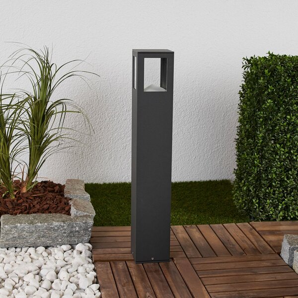 Lampă de Exterior Lucande, Nicola, Negru, Terasă, Aluminiu, Modern