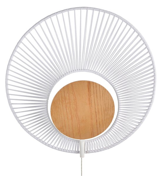 Forestier Oyster aplică de perete designer, alb, reglabil, Alb, Camera de zi / sufragerie, Metal, Design