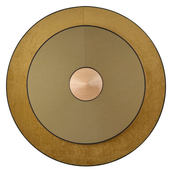 Forestier Cymbal S aplică de perete LED, bronz, Bronz / Alamă Veche, Camera de zi / sufragerie, Țesătură / Textil, Design