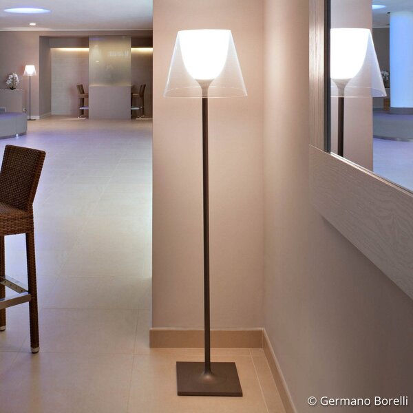 Lampadar FLOS, KTRIBE, reglabil, Transparent, Camera de zi, Plastic, Design