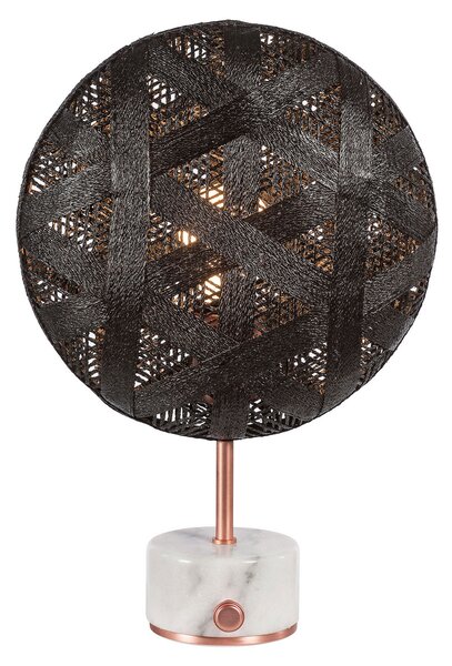 Forestier Chanpen S Hexagonal masă cupru/negru, reglabil, Negru, Camera de zi / sufragerie, Design