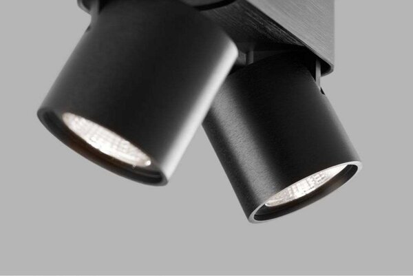 Plafoniere LIGHT-POINT, reglabil, Negru, Camera de zi, Aluminiu